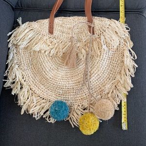 Straw bag.